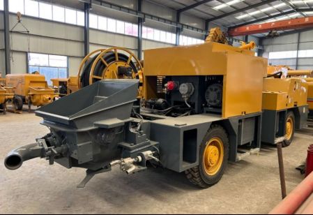 Machine robot pour le béton humide à haute efficacité pour les tunnels à faible rebond