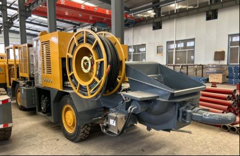 Robots à béton moelleux et à béton à chaudière à pulvérisation souple